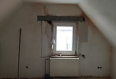 Remontuojamas Liepių šeimos namas