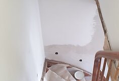 Remontuojamas Liepių šeimos namas