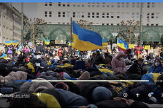Vokietijoje vyko protestai prieš karą Ukrainoje