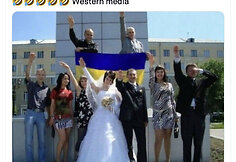 Socialinių tinklų vartotojai klaidina, kad ši nuotrauka įrodo, esą ukrainiečiams nesvetimas nacizmas