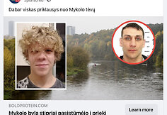 Tas pats tekstas apie tariamai naujas paauglio dingimo aplinkybes buvo paskelbtas net su žiniasklaida visai nesusijusiais adresais