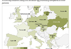 Dauguma buvusio Rytų bloko gyventojų geriau nei Vakarų Europos šalys įvertino ekonomikos perspektyvas