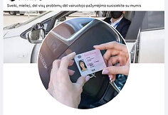 Puslapiuose, kuriuose siūloma išspręsti su lietuviškomis vairuotojo teisėmis susijusias problemas, naudojamos kitų šalių pažymėjimų nuotraukos