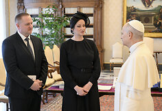 Premjerės Ingos Ruginienės audiencija pas popiežių Leoną XIV