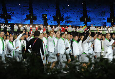 Lietuvos delegacija Londono olimpinių žaidynių atidarymo ceremonijoje