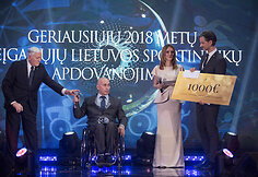 Geriausių 2018 m. Lietuvos neįgaliųjų sportininkų apdovanojimai