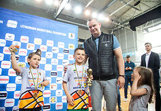 Lukas Jasikevičius ir Mindaugas Špokas