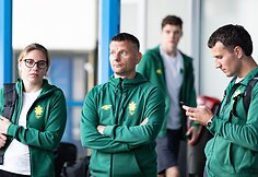 Sportininkų i&scaron;lydėtuvės į EJOF