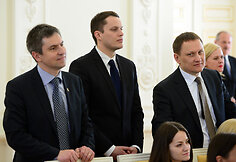 Ledo ritulininkų priėmimas prezidentūroje