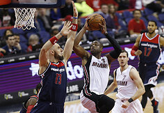 Marcinas Gortatas ir Dwyane'as Wade'as