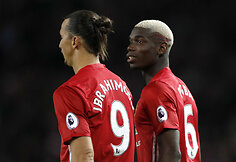Zlatanas Ibrahimovičius ir Paulis Pogba