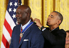 Michaelas Jordanas ir Barackas Obama