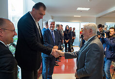 Arvydas Sabonis ir Valdas Adamkus