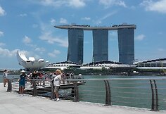 Marine Bay Sands kompleksas su meno ir mokslo centru