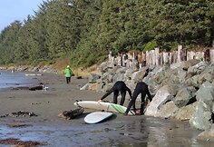 Plaukiojimas banglente lapkritį, Tofino