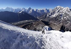Tado Jeršovo ir Vaido Šulco kopimas į Lobuche East (6 119 m)