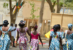 Moters dienos paradas Maroua mieste