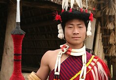 Odisha genties vyras Indijoje