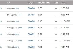 GetJet orlaivio Airbus A330 skrydžiai