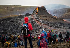 Islandijoje i&scaron;siveržė ugnikalnis