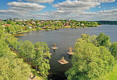 Skulptūrų parkas ant vandens Zarasuose