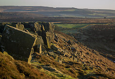 Curbar Edge uola