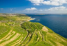 Dingli uolos - panorama