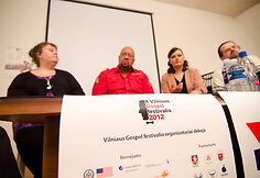 Vilniaus gospelo muzikos festivalio spaudos konferencija