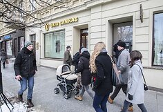 Uždarytas Ūkio banko skyrius Vilniuje