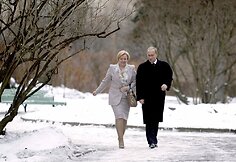 Vladimiras Putinas su žmona Liudmila