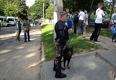 Policijos pareigūnai sostinėje ruo&scaron;iasi sutikti futbolo sirgalius i&scaron; Lenkijos