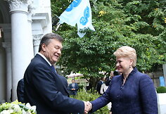 Dalia Grybauskaitė Ukrainoje