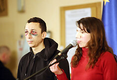 Tatjana Čornovol ir Olegas Sobčenko