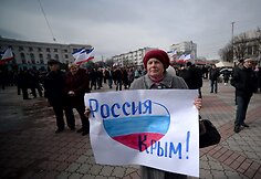 Prorusi&scaron;kas mitingas Kryme