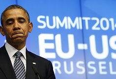 Barackas Obama ES ir JAV vir&scaron;ūnių susitikime Briuselyje