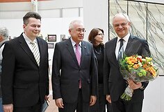 Iš kairės: visuomenės veikėjas Žilvinas Radavičius, Ukrainos ambasadorius Valerijus Žovtenko, Lenkijos ambasadorius Jaroslavas Čubinskis