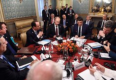 Petro Poro&scaron;enkos, Vladimiro Putino ir ES lyderių susitikimas
