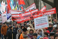 Medikų protestas Maskvoje