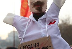 Medikų protestas Maskvoje