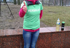 Sveikos gyvensenos klubo ,,Herbalife\'\' narė Oksana / J. Valaičio nuotr. 