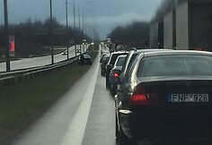 Spūstis Automagistralėje ties Kaunu