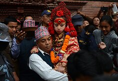 Katmandu „gyvoji deivė“
