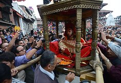 Katmandu „gyvoji deivė“