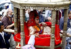 Katmandu „gyvoji deivė“