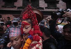 Katmandu „gyvoji deivė“