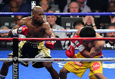 Floydas Mayweatheris prie&scaron; Manny Pacquiao