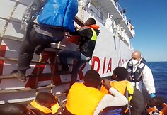 Migrantai Viduržemio jūroje
