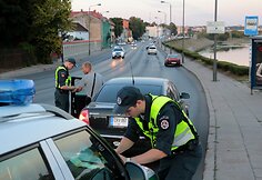 Naktinis policijos budėjimas Kaune
