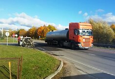 Užsidegęs automobilis