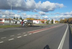 Užsidegęs automobilis
